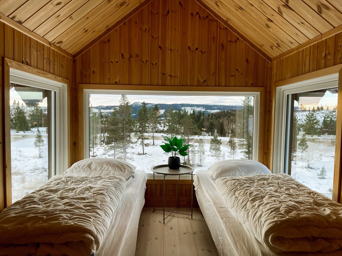Hemsedal滑雪和夏季小木屋（带湖景）。可供15人入住！