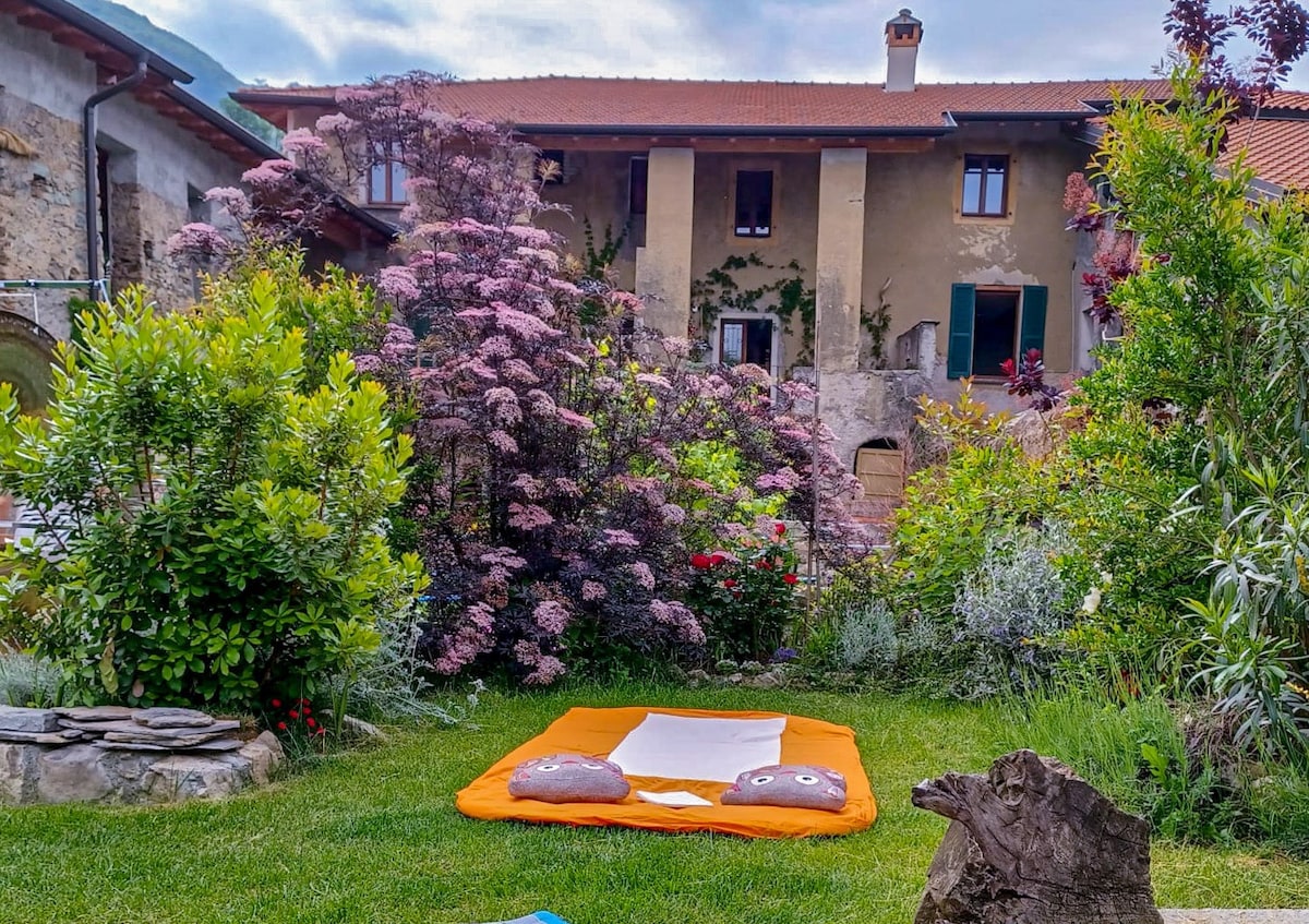 La Ca del Tuscan ，带花园的农场（公寓1 ）