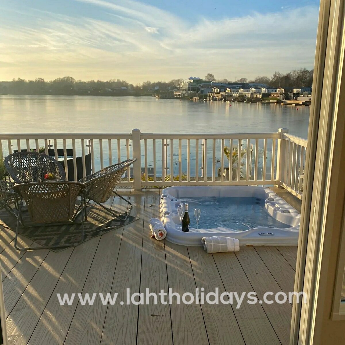 Lakeside Holiday Home with Private Hot Tub