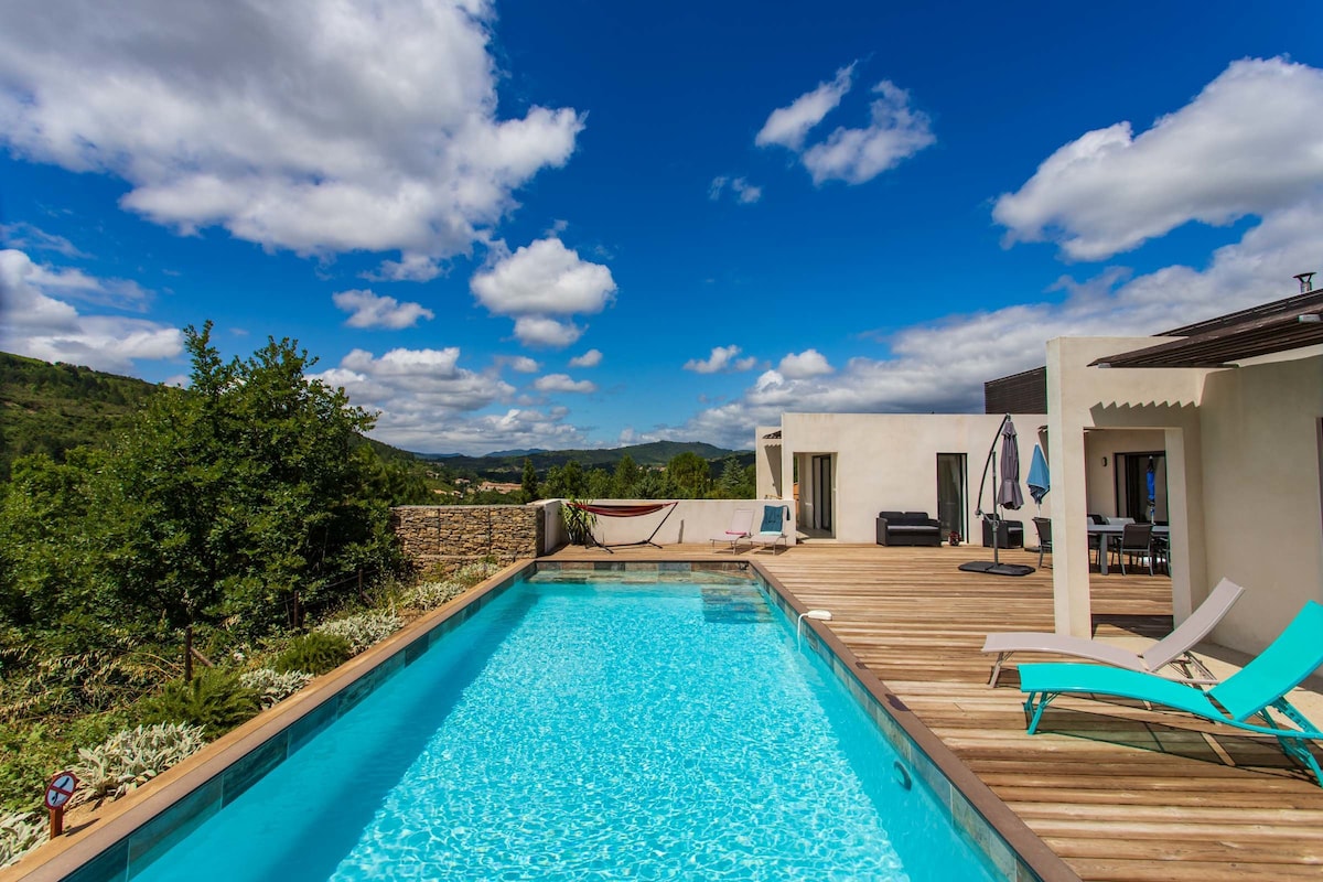 Contemporary Villa, Cathars, Couiza, Carcassonne