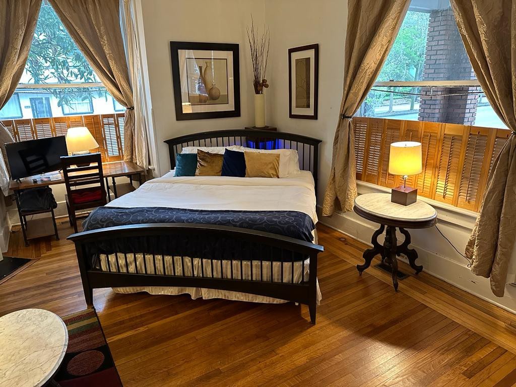 华丽的客厅配备双人床和沙发床