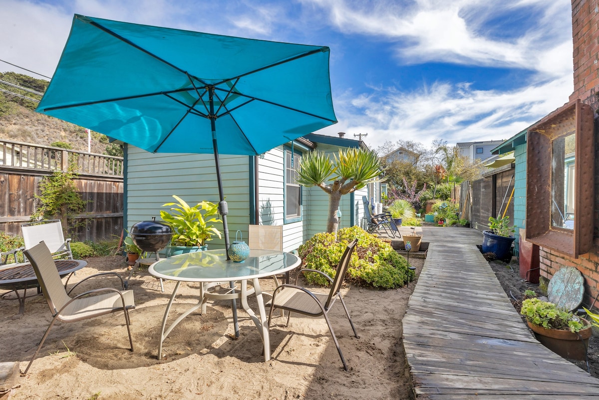 Stinson Beach Vibe - Cheerful Cottage w Garden