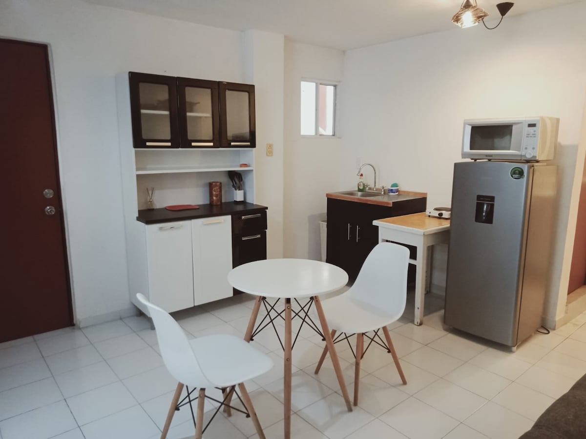 5 Depto. estudio céntrico, privado