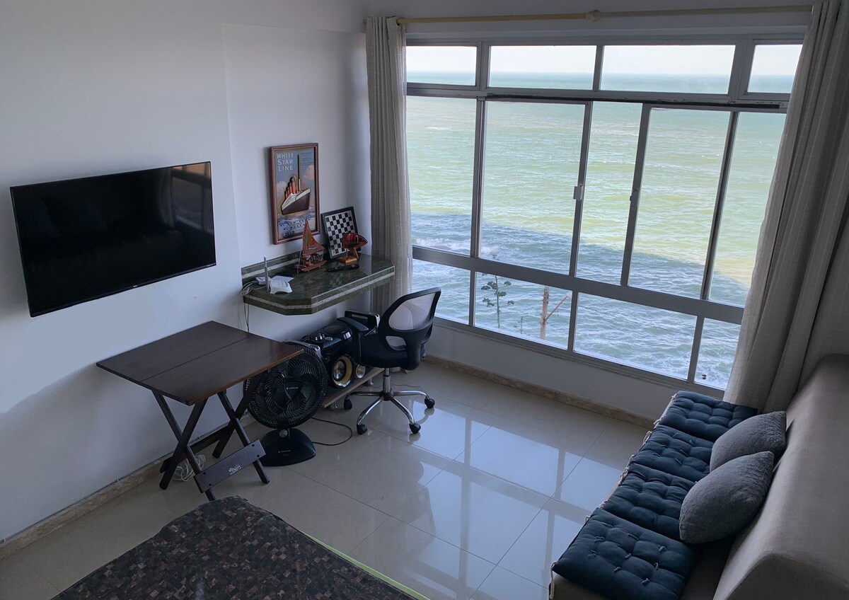酒店式公寓瓜拉帕里（ Guarapari ）黑沙滩，海滨WI-FI