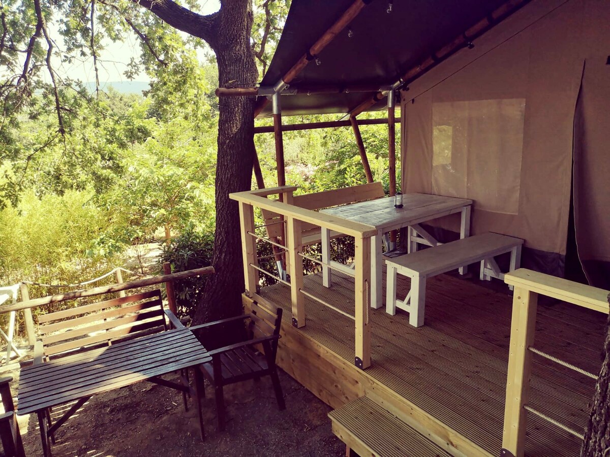 16平方米LODGE TENT -位于托斯卡纳，距离海边9公里