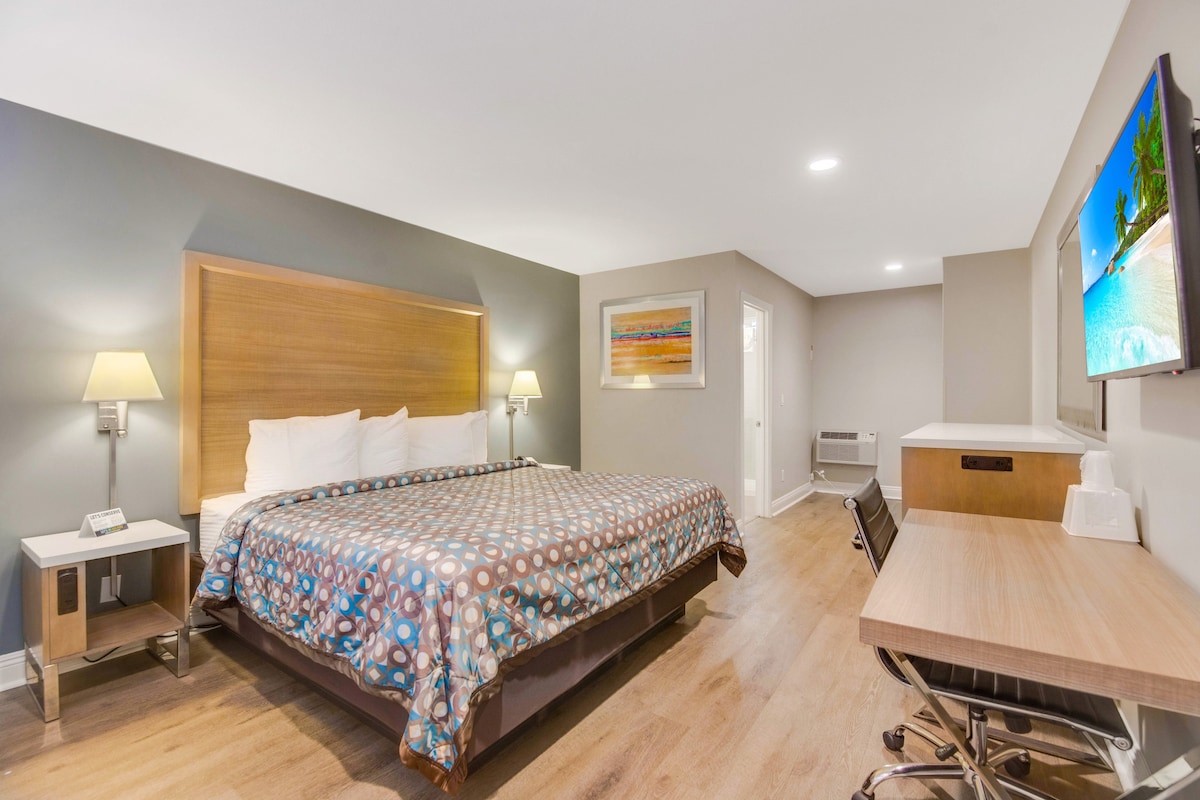 Hotel 414 Anaheim ， 1张标准双人床，宽敞干净