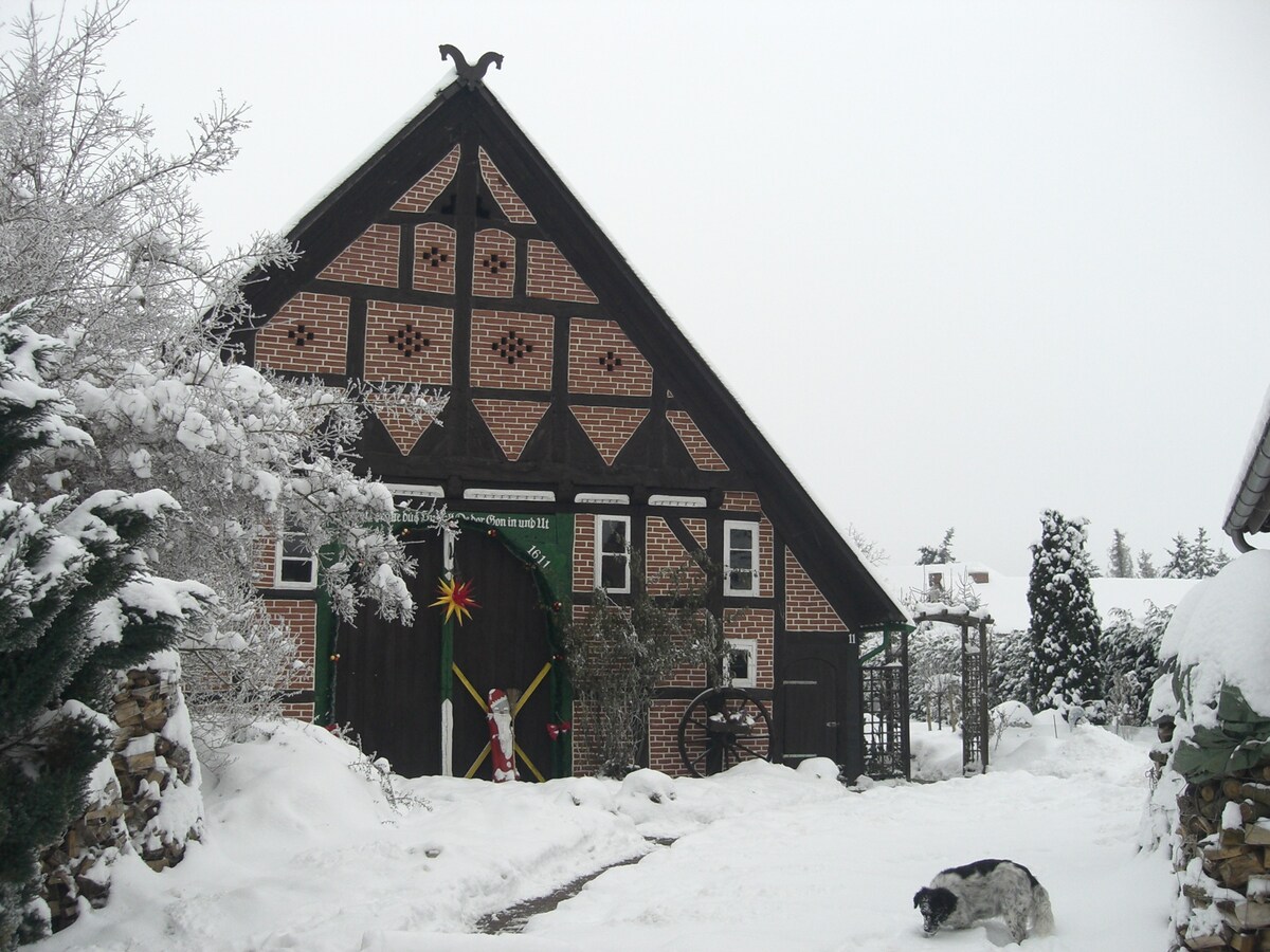 Idyllische Unterkunft im historischen Bauernhaus