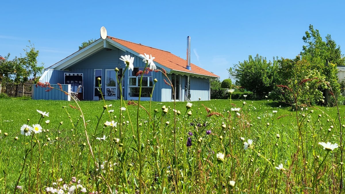 北海附近的丹麦乡村小屋