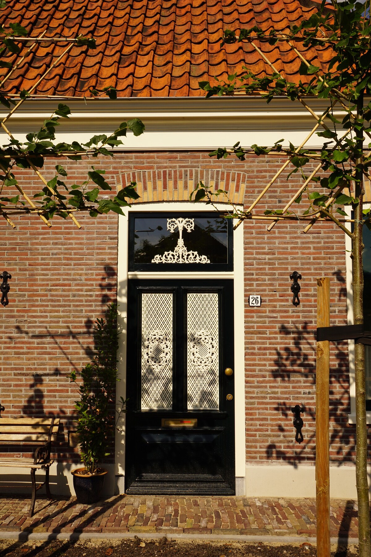 带露台的阿姆斯特丹乡村家庭公寓。