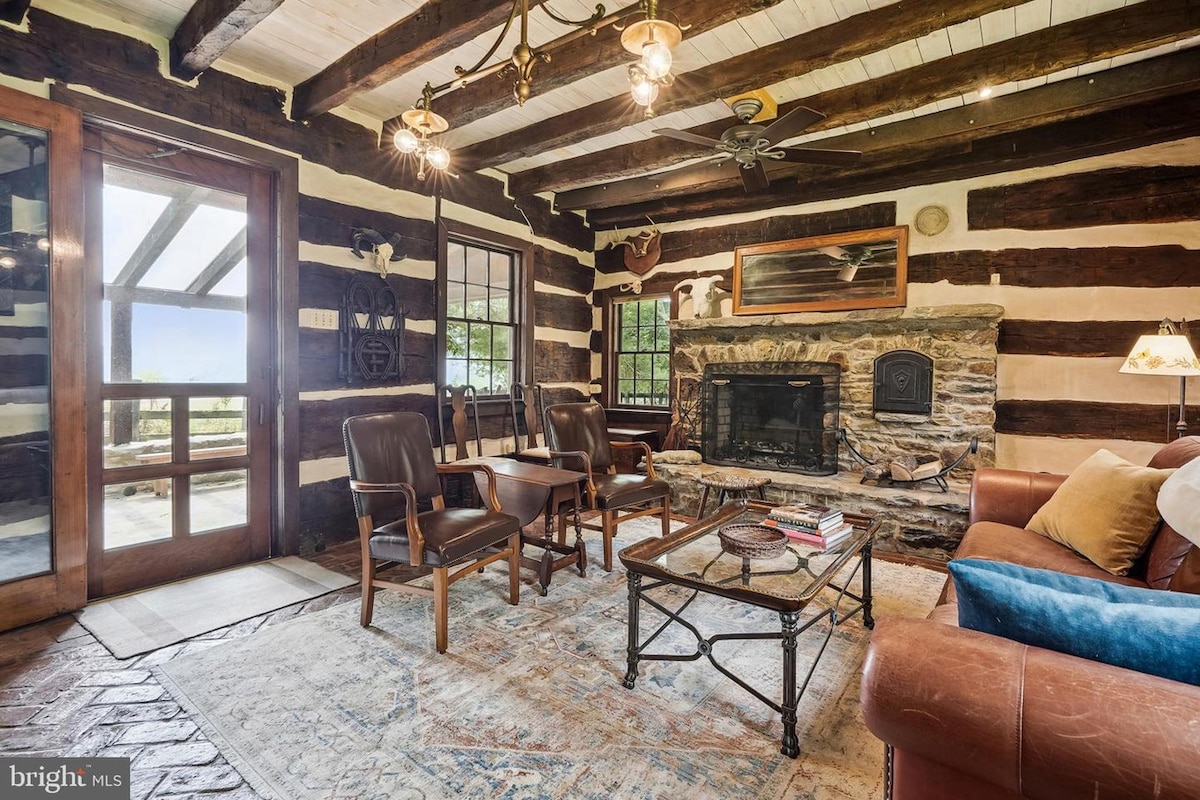 Historic Log Cabin on 3 acres