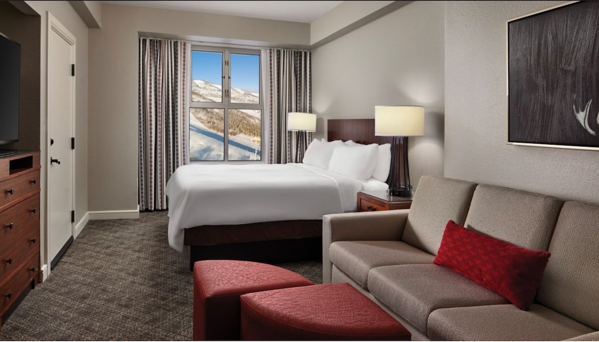 Park City Studio Marriott Mountainside滑雪进出