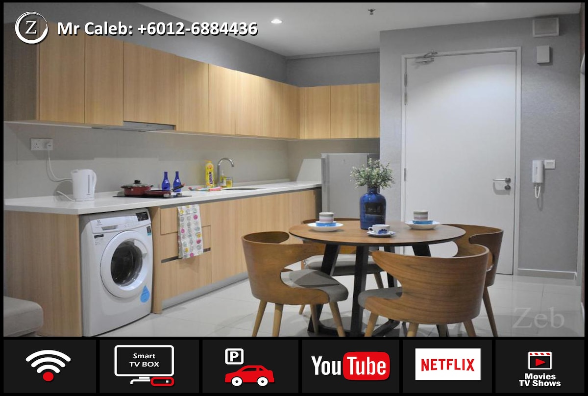 i-City【CASA JASMINE】⁕Wifi/Netflix/Parking ⁕ 7pax