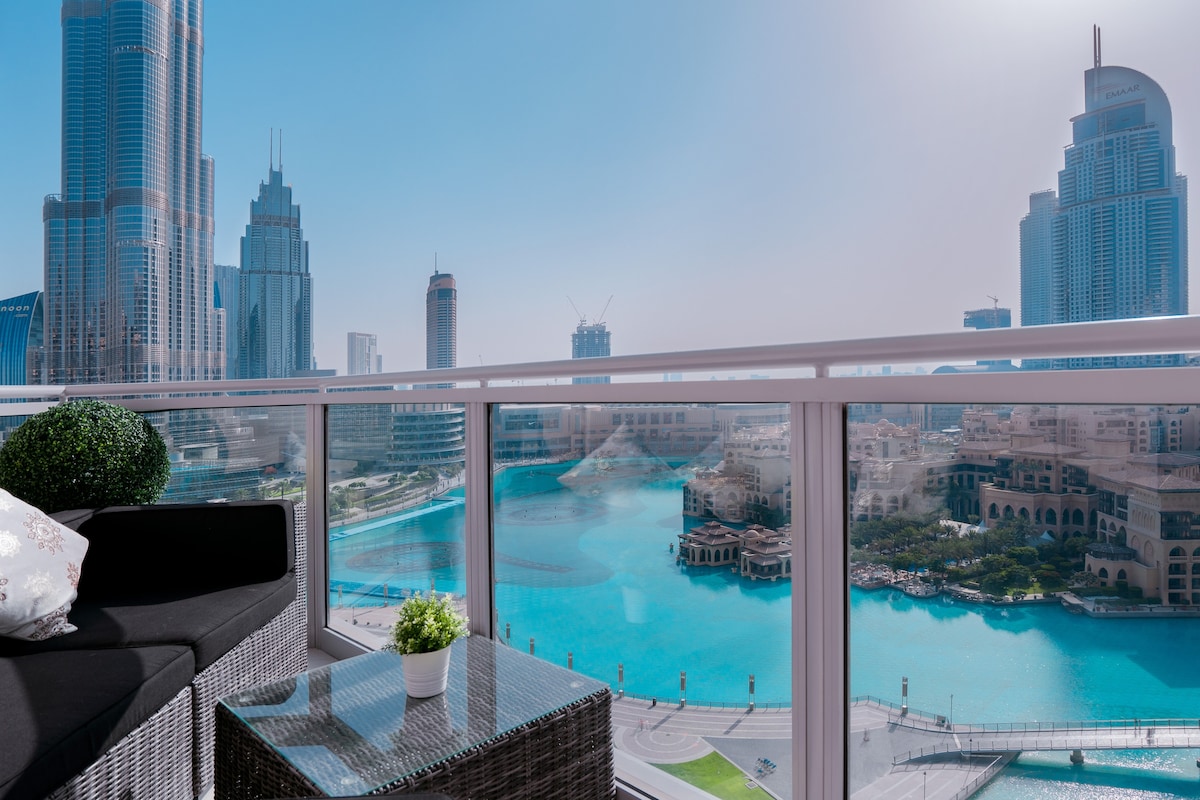皇家精英套装| 3间卧室|哈利法塔（ Burj Khalifa ）全景