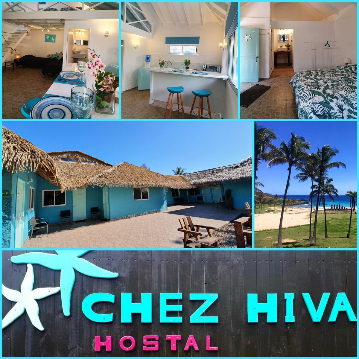 "CHEZ HIVA" : Duplex GINGER 9 -Town & Beach (2-4p)