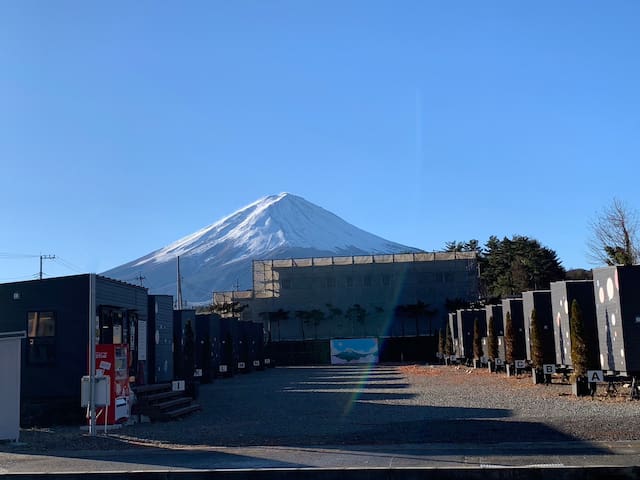 富士河口湖的民宿