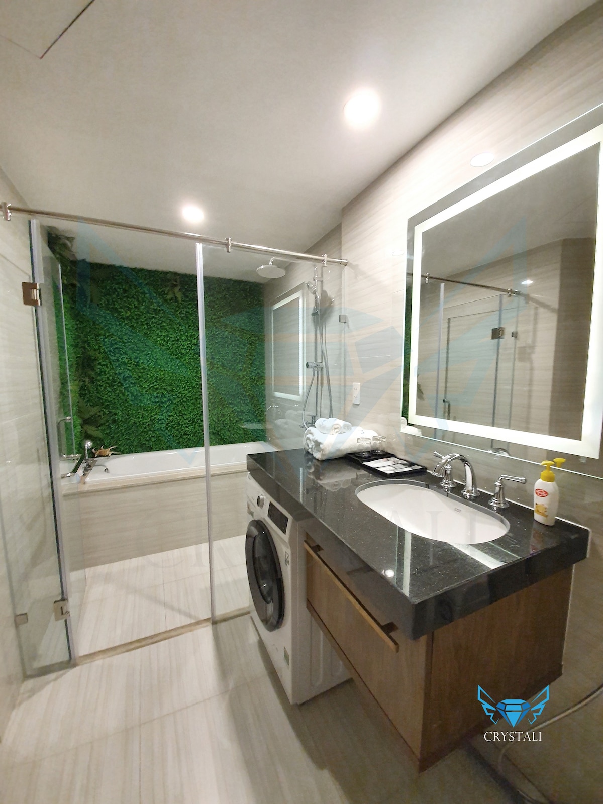 VIP -水晶海景浴缸和洗衣房