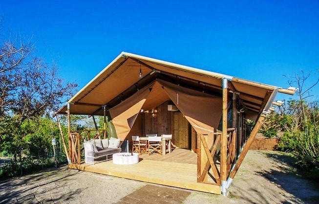 Glamping Camping in Umbria - Safari Lodge Tent