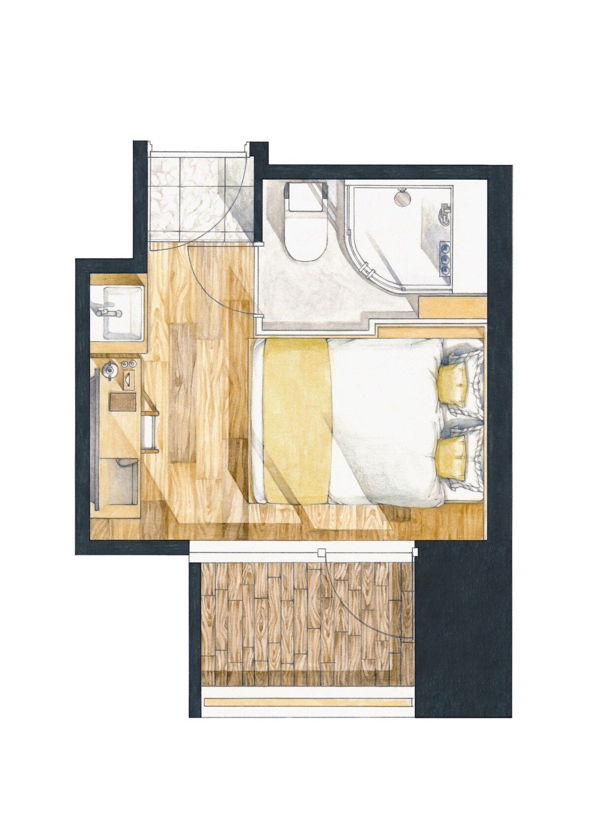 秋叶原站步行约5分钟 经济大床房免费wifi Chiyoda City民宿