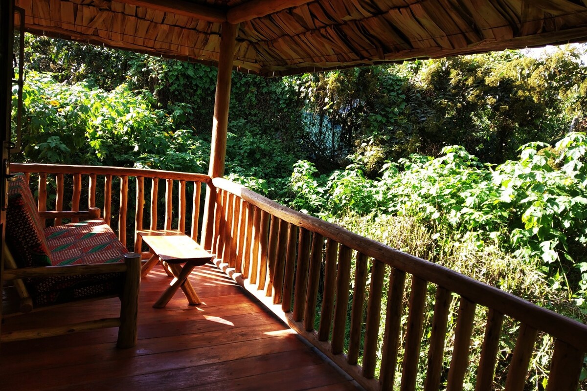 Buhoma Gorilla Camp mid range cottages at Bwindi