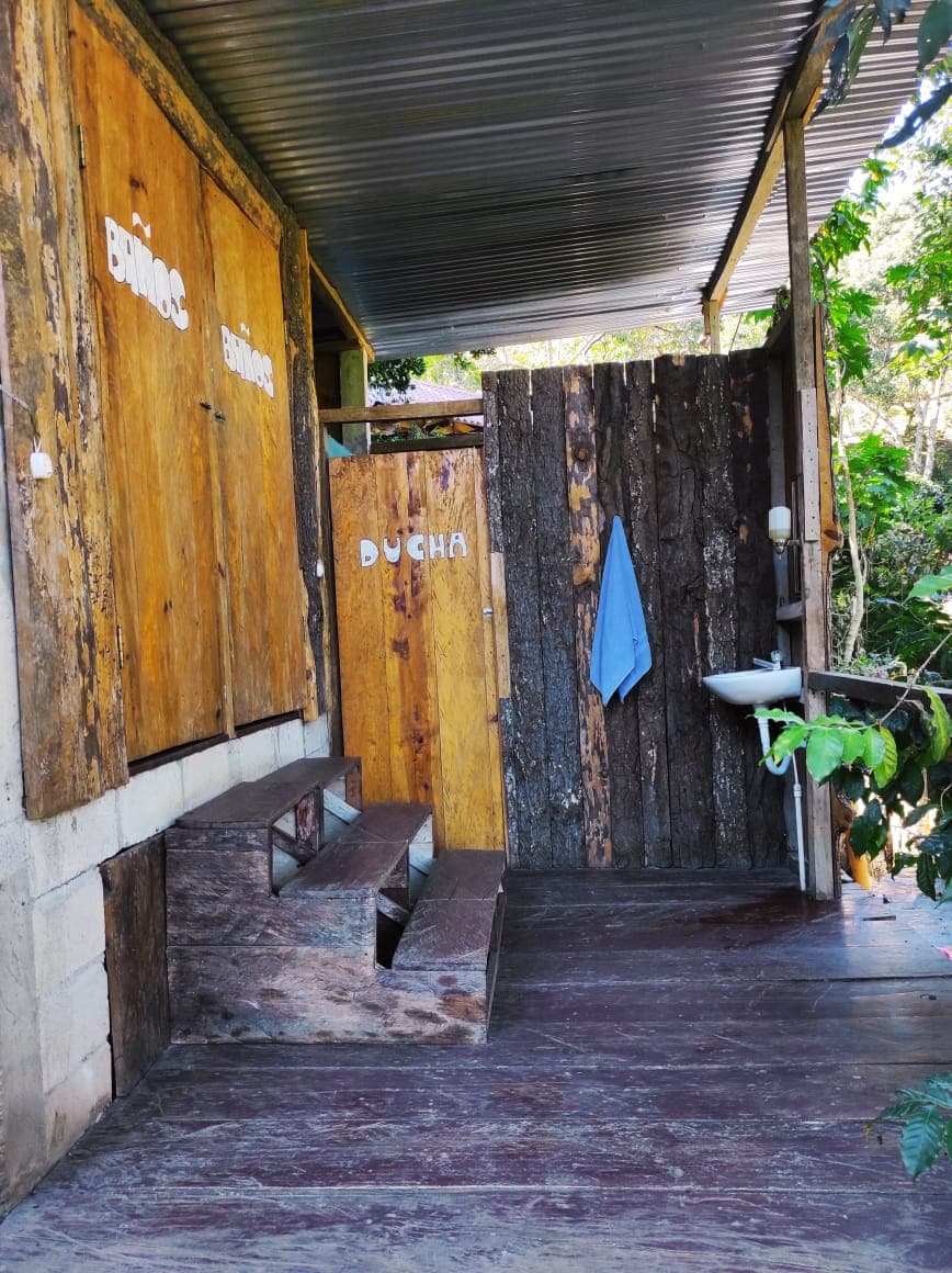 Rodeado de Jardín Bungalow Ardilla, bonitas vistas