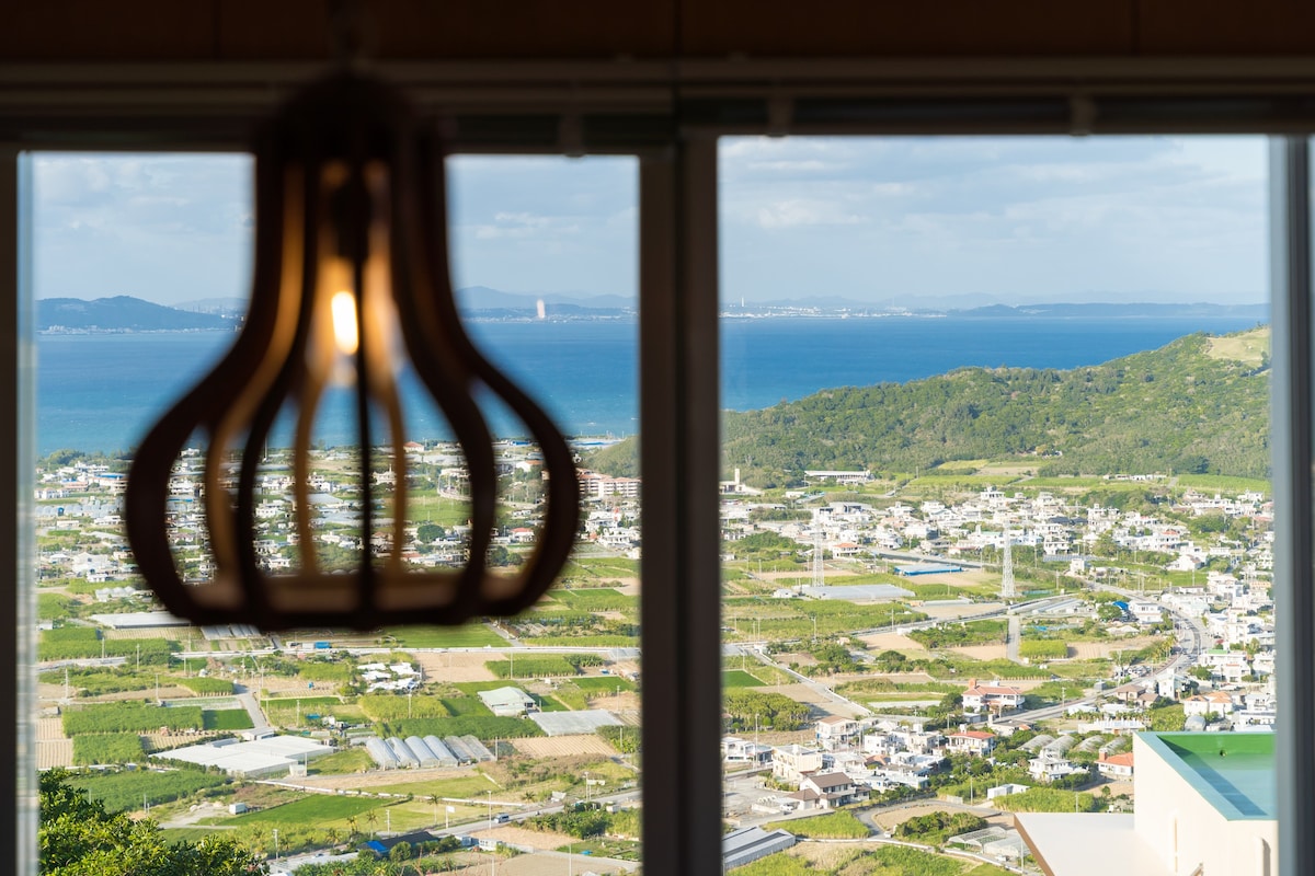 海景和天空景观/山上美景/提供烧烤/5个停车场/提供日式日式床垫