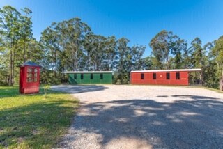Nambucca Valley Train Carriages Red Carriage