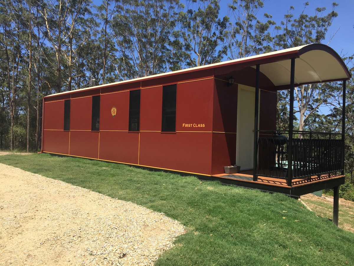 Nambucca Valley Train Carriages Red Carriage