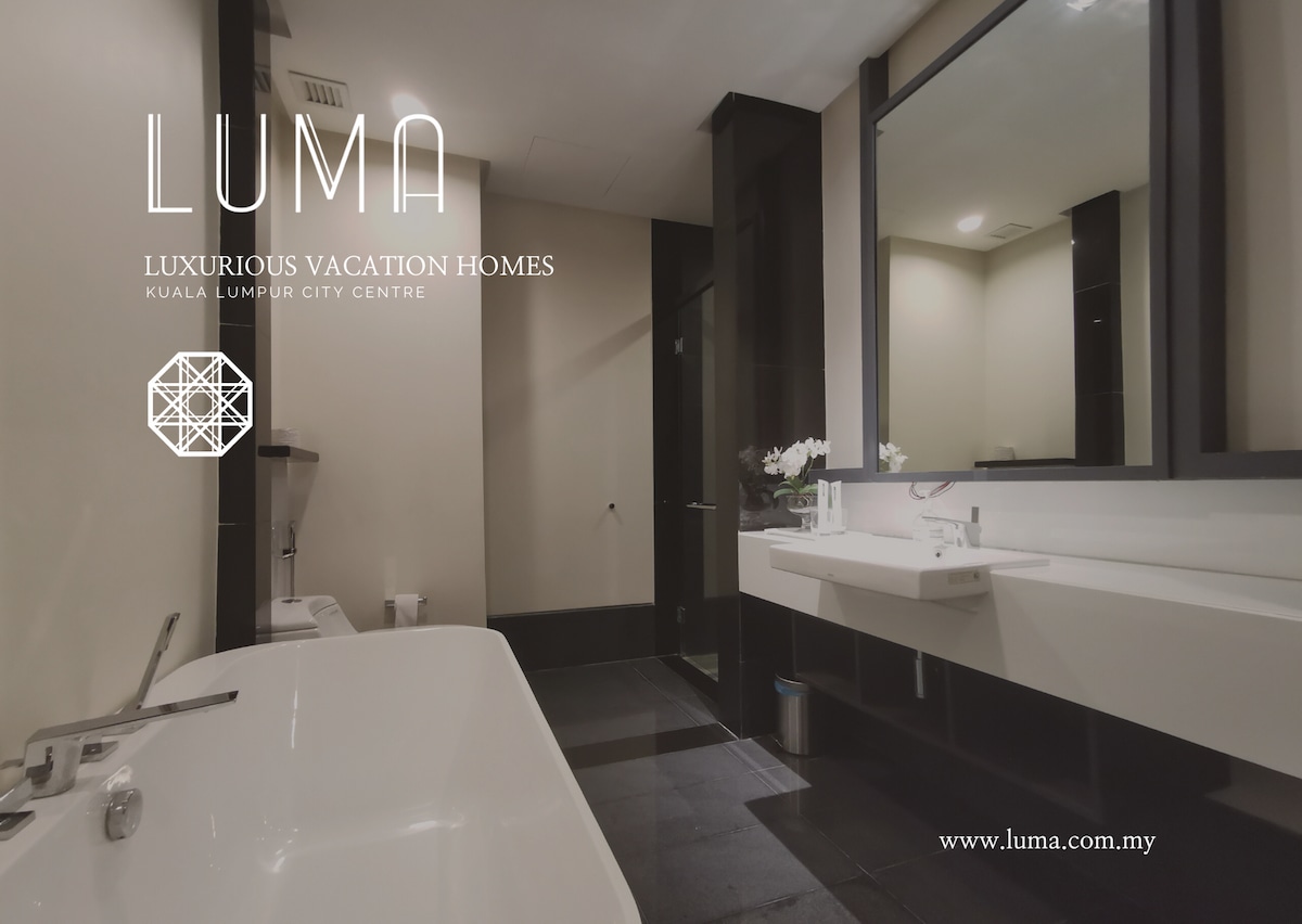 KLCC | 1卧室套房| 925平方英尺|浴缸+阳台+智能电视