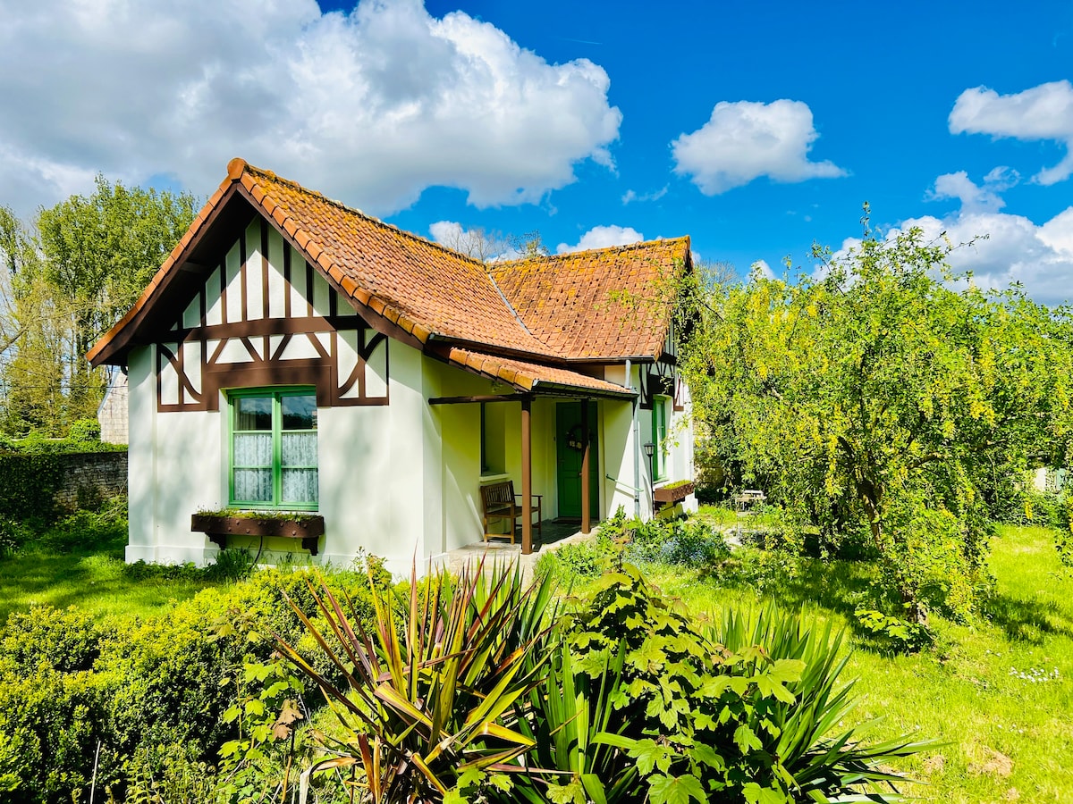 带水疗和桑拿的乡村小屋Manoir de Bois-en-Ardres