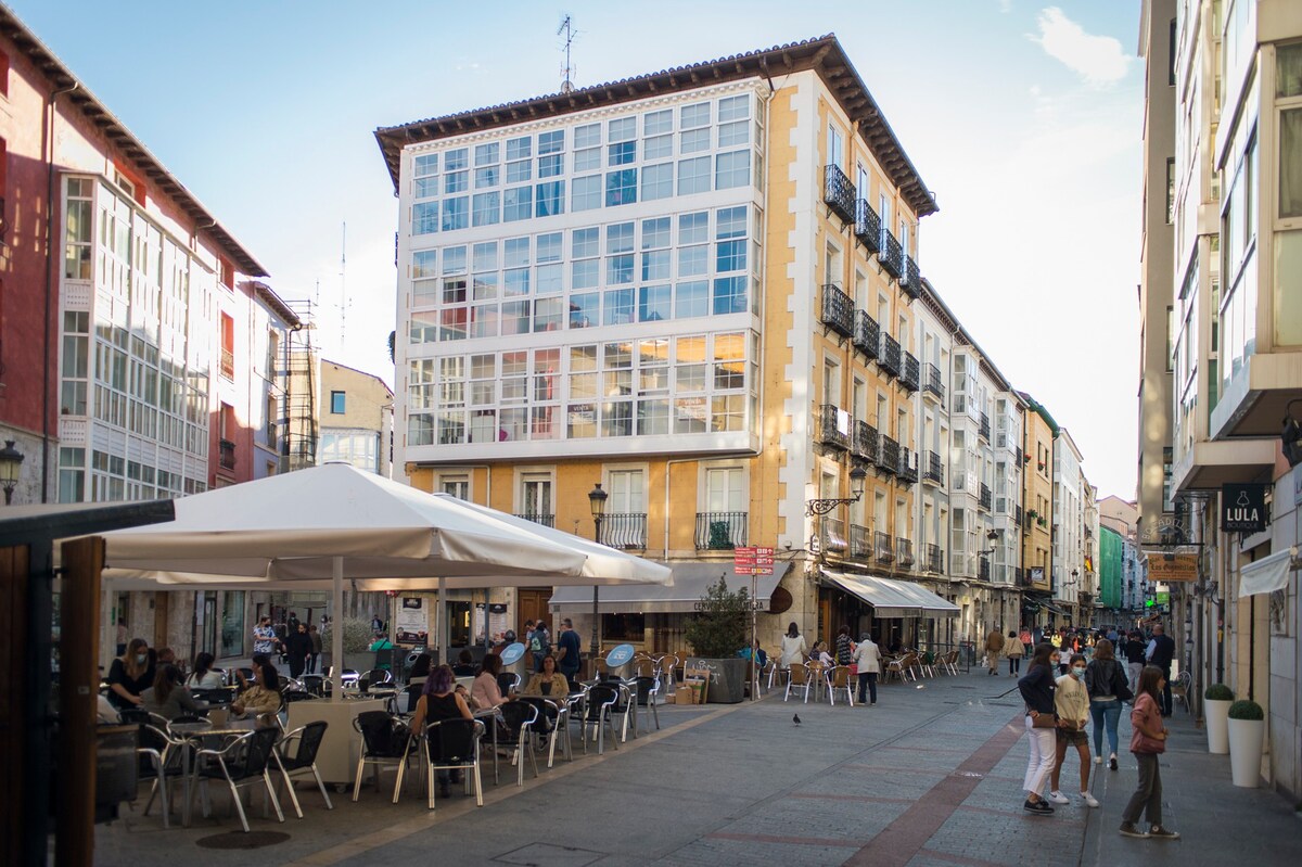 位于布尔戈斯（ Burgos ）老城区的特别公寓