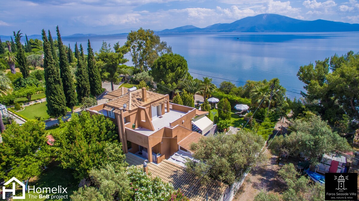 Faros Seaside Villa-250平方米-私人-1h ，距离雅典