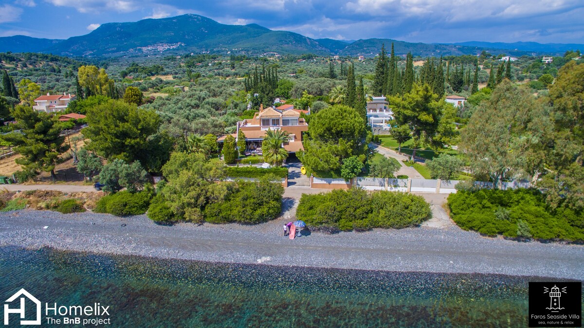 Faros Seaside Villa-250平方米-私人-1h ，距离雅典