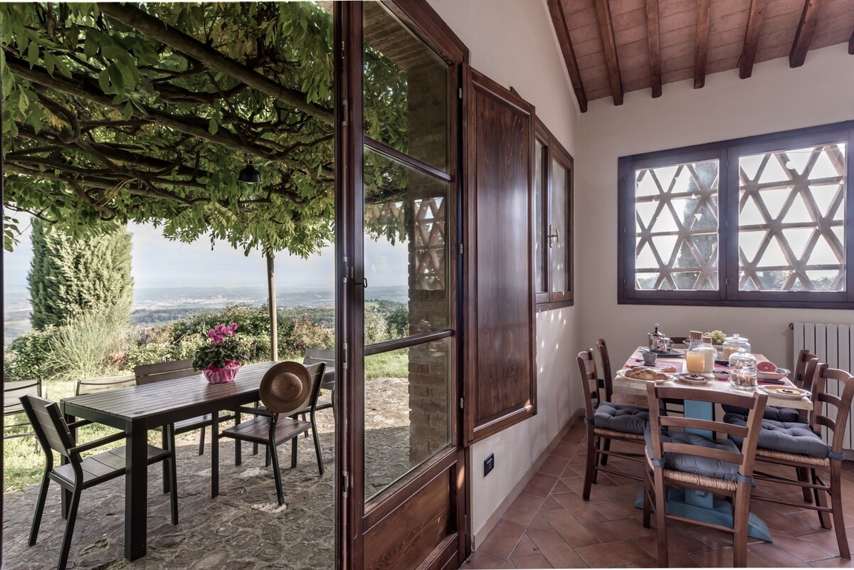 Views that take your breath away-Rigone in Chianti