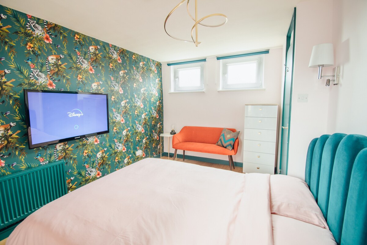 伦敦市中心宽敞的2卧室（加大双人床）公寓