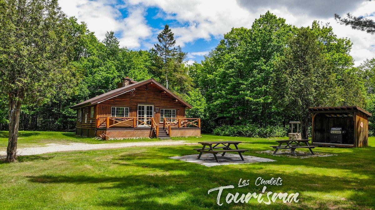 Private Island Log Chalet