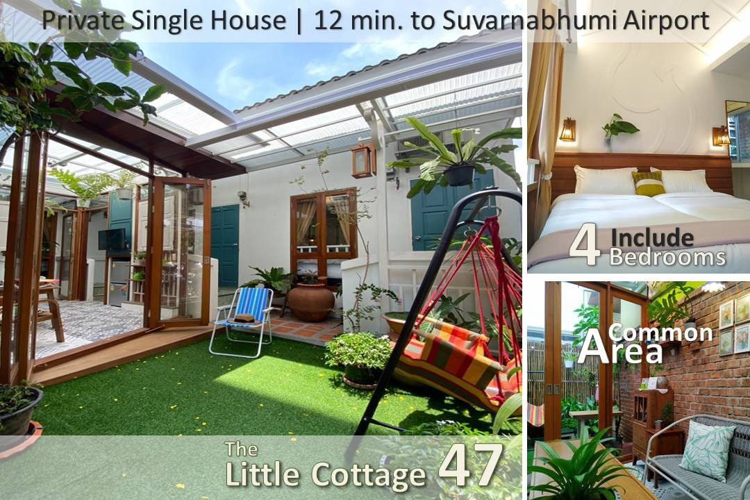 LittleCottage47-4卧室，位于泰国当地风格的房子里