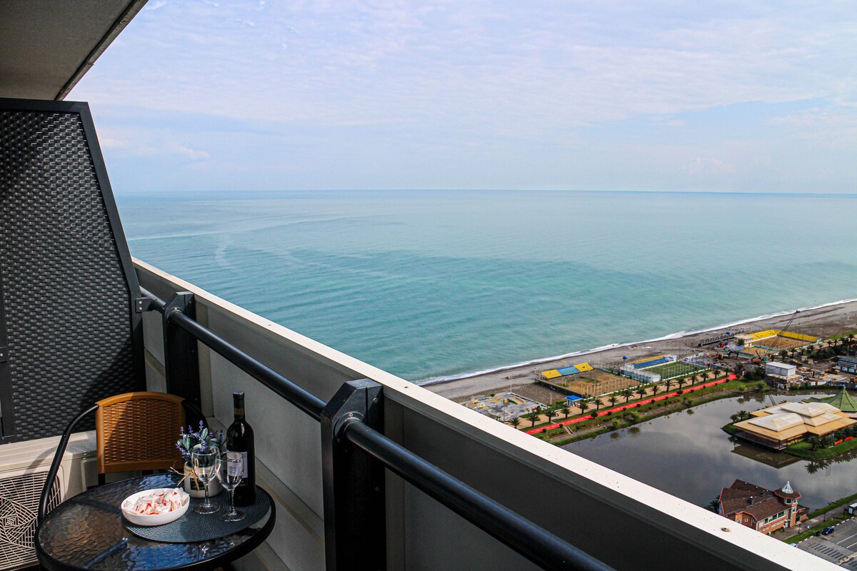 ⭐Orbi City☆Stunning Beach View& Balcony☆Upper Flr