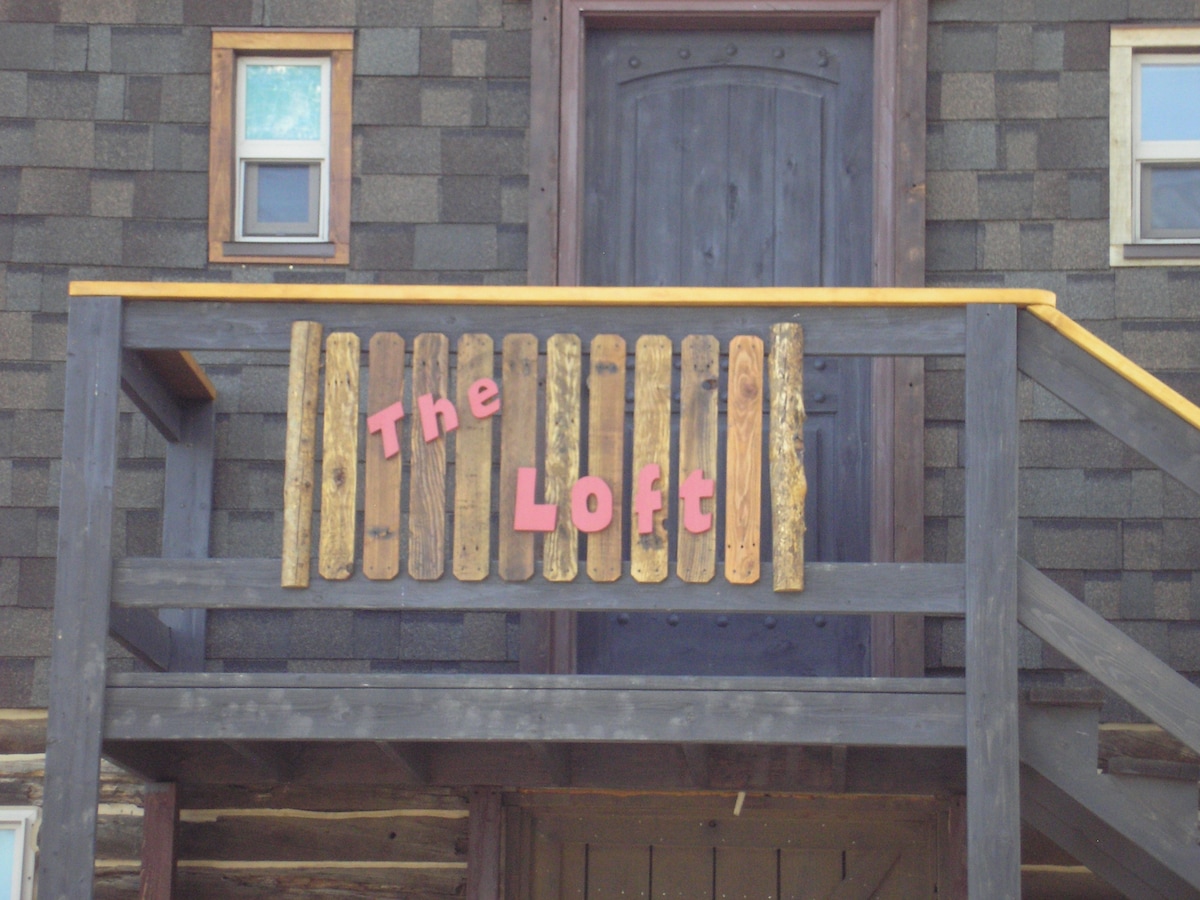 The Loft of the old barn at the Rafter JB