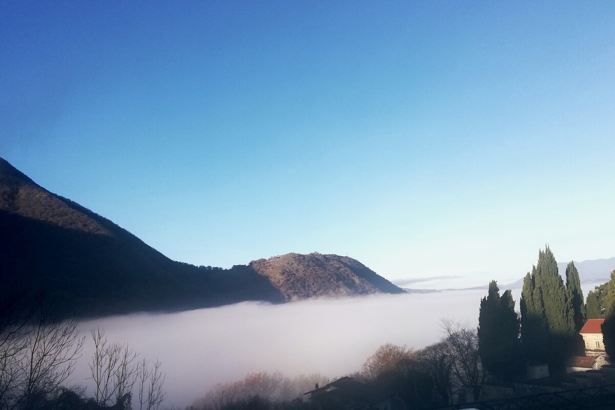 Atina典型村庄的家庭住宿