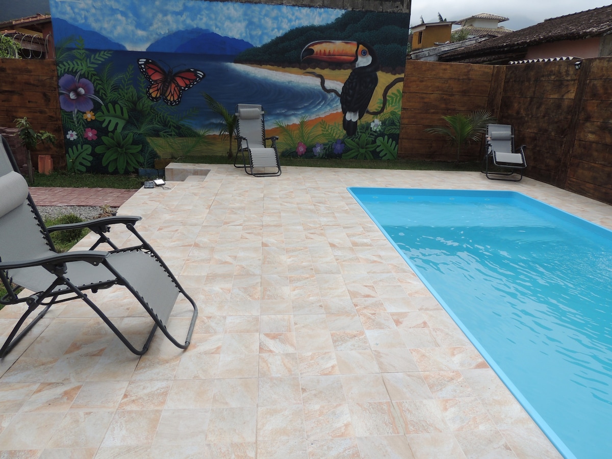 Casa Inteira com piscina Ubatuba Maranduba