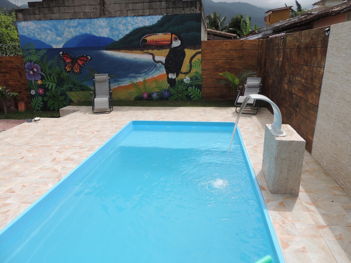 Casa Inteira com piscina Ubatuba Maranduba