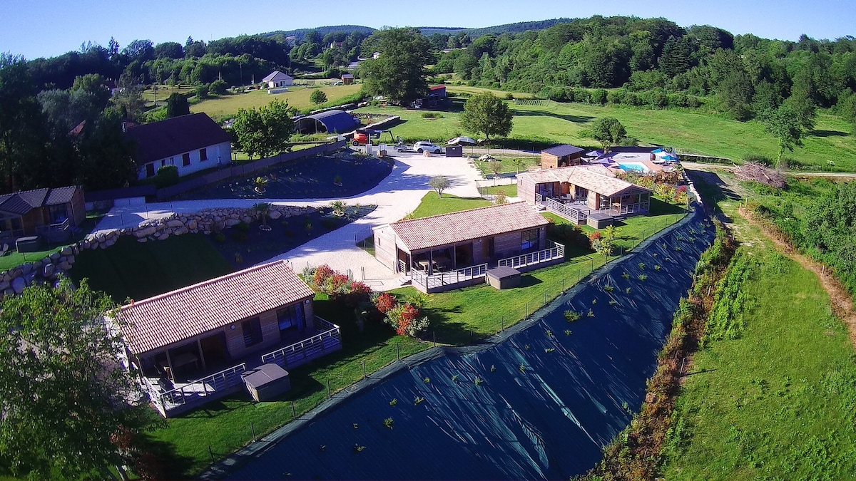 L'Ecrin du Breuil-Chalet Le Breuil泳池按摩浴缸