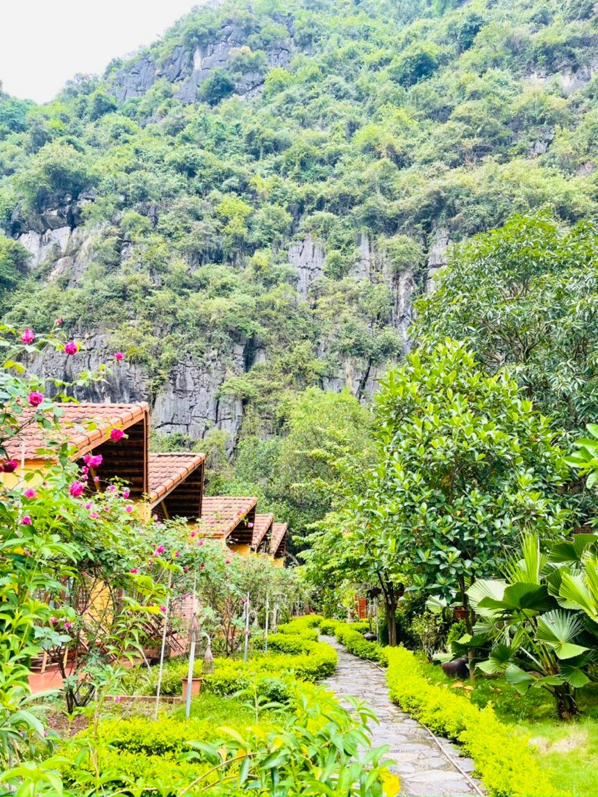 家庭平房，带花园景观和免费早餐