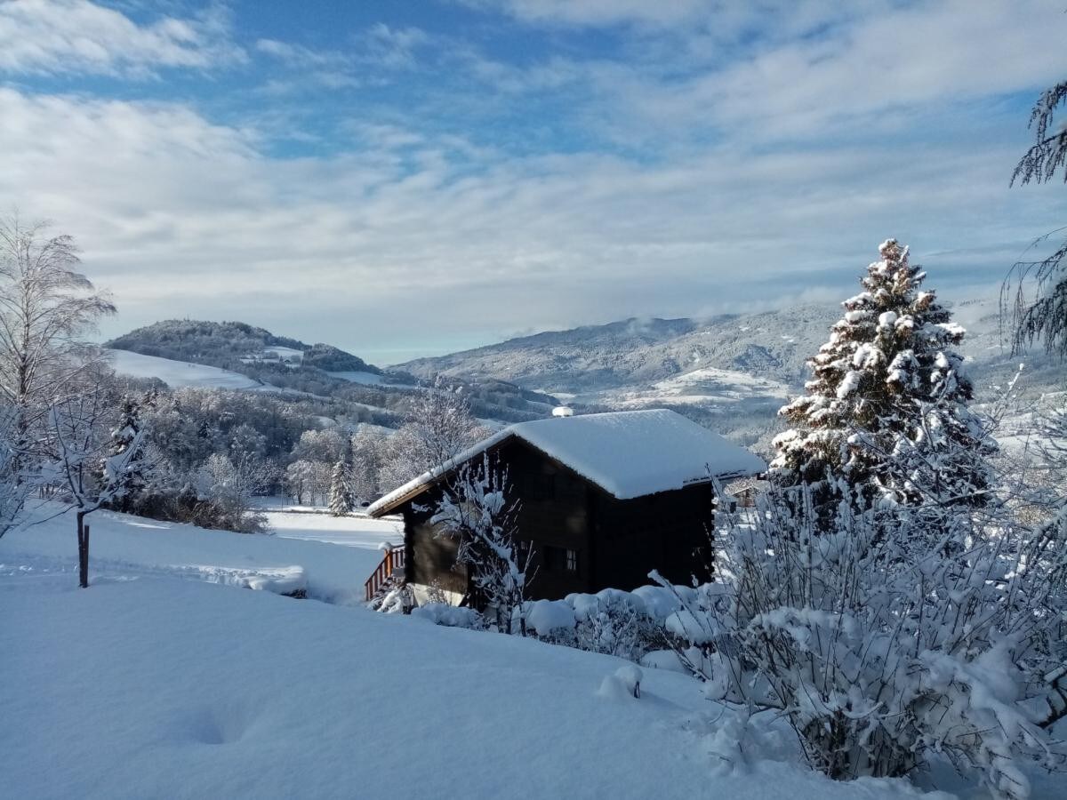 位于Vallée Verte中心的蒙塔涅度假木屋