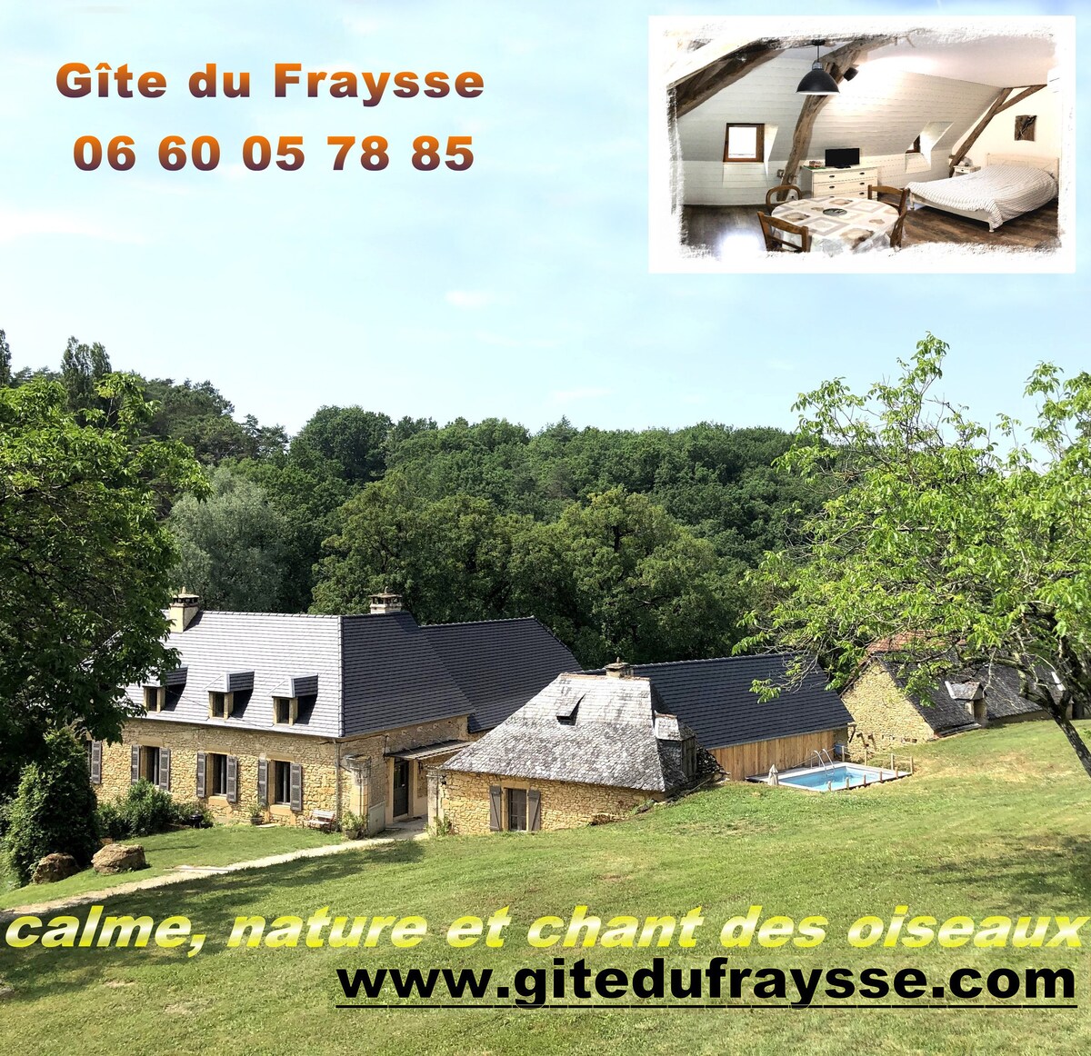 4P乡村小屋- Gîte du Fraysse -鸟天堂