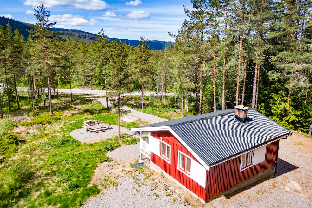 靠近Telemark运河的「简单生活」小木屋