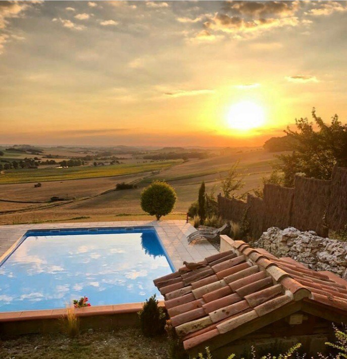 Lovely house, private pool and a fantastic view