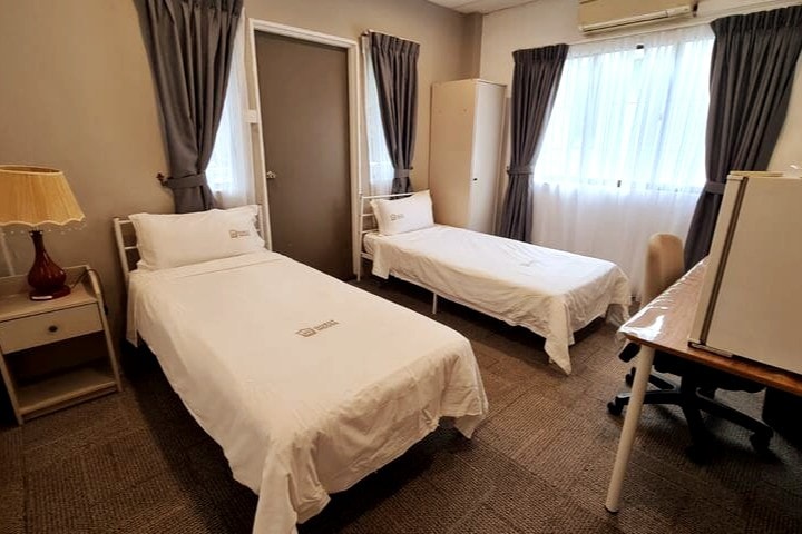 经济型酒店房间，可容纳2 @ NUS-Twin Bed (204)