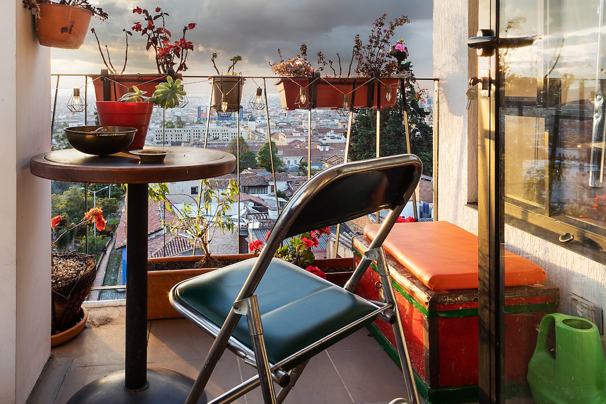 拉坎德拉里亚（ La Candelaria ）的洛杉矶凉亭凉亭的壮观顶层公寓！