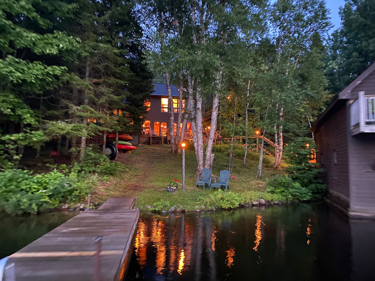 3 Birches on Rainbow Lake